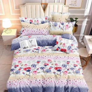 Flower Lavander - 100% Premium Canadian Cotton Bedsheet