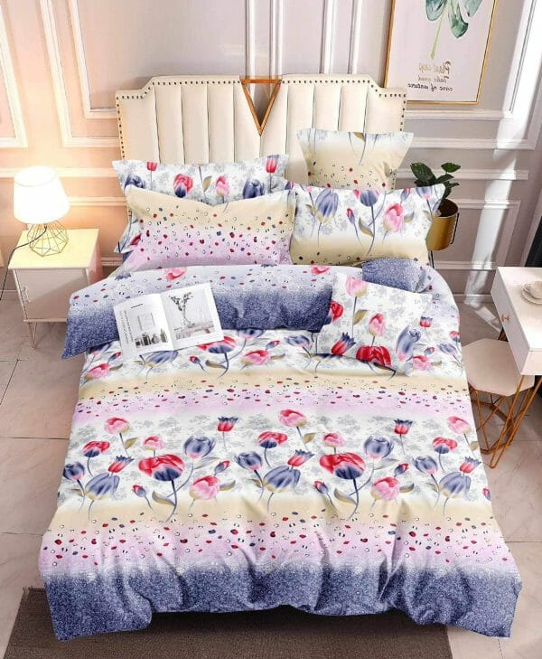 Flower Lavander - 100% Premium Canadian Cotton Bedsheet