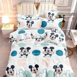 Mickey Circle - 100% Premium Canadian Cotton Bedsheet