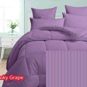 Stripe Purple - 100% Premium Canadian Cotton Bedsheet