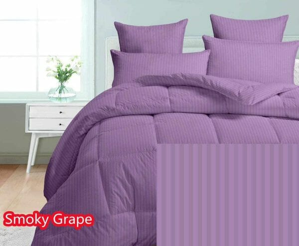 Stripe Purple - 100% Premium Canadian Cotton Bedsheet