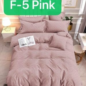 maze pink - 100% Premium Canadian Cotton Bedsheet