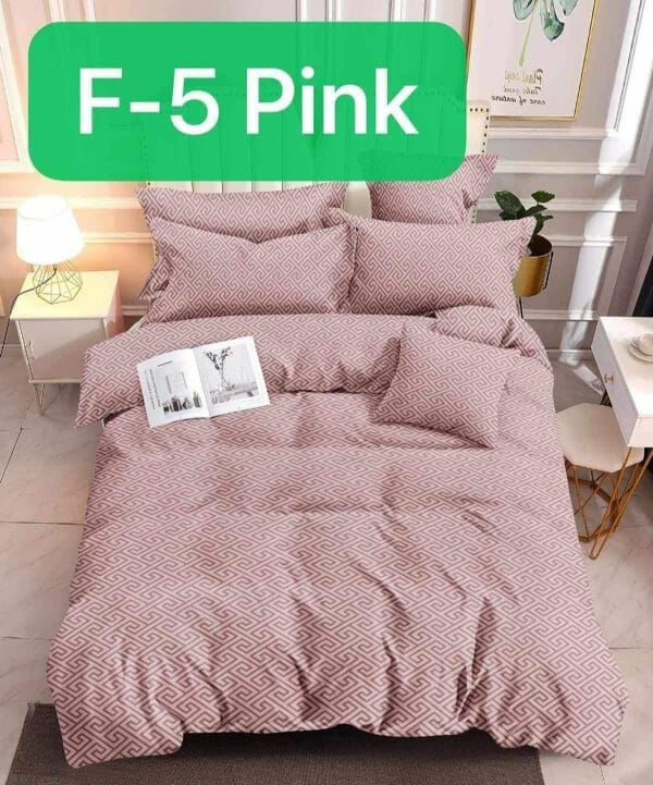 maze pink - 100% Premium Canadian Cotton Bedsheet