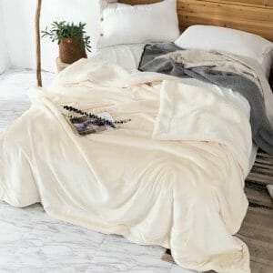 Cream- Fleece Blanket