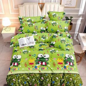 Keroppi- 100% Premium Canadian Cotton Bedsheet