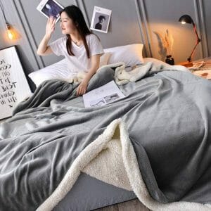 Light Gray - Fleece Blanket