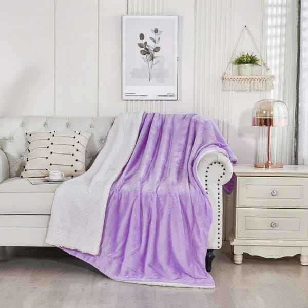 Light Purple - Fleece Blanket