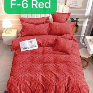 Maze Red - 100% Premium Canadian Cotton Bedsheet