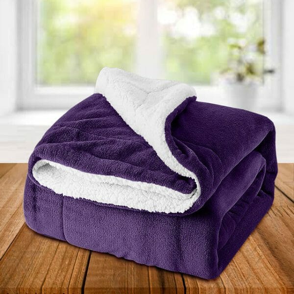 Purple Blue - Fleece Blanket