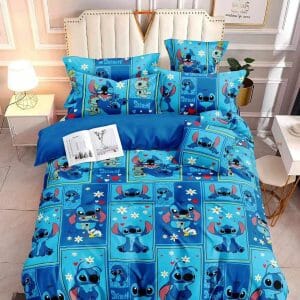 Stitch Blue - 100% Premium Canadian Cotton Bedsheet