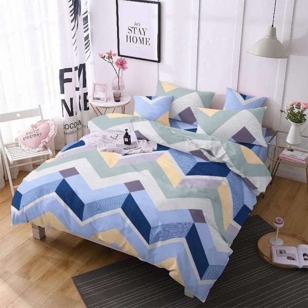 Azure Wave- 100% Premium Canadian Cotton Bedsheet