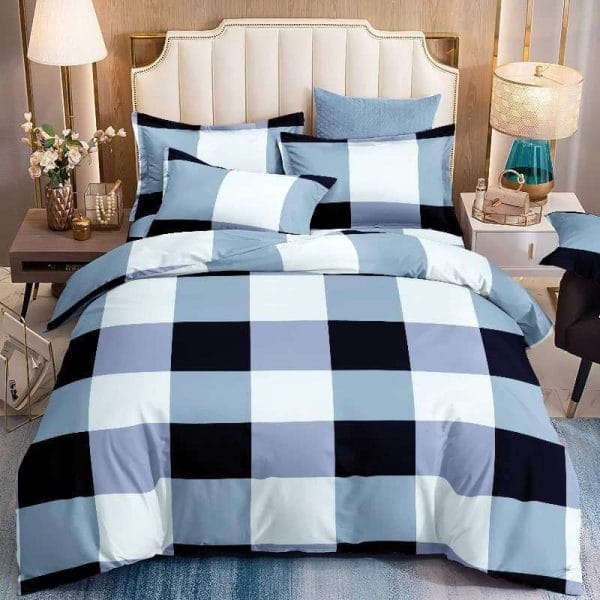 Chessboard Chic- 100% Premium Canadian Cotton Bedsheet