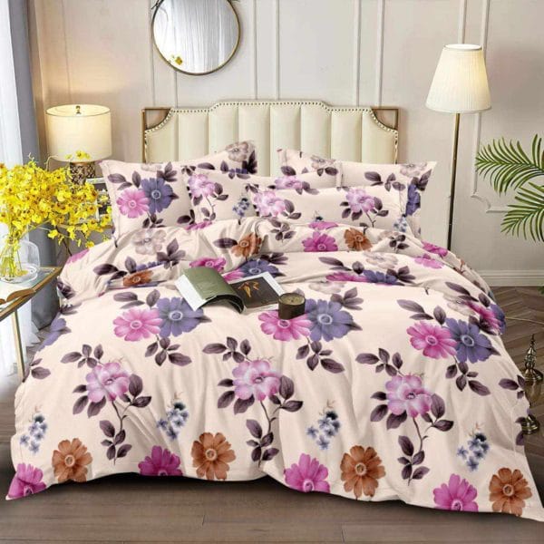 Chic Flower- 100% Premium Canadian Cotton Bedsheet