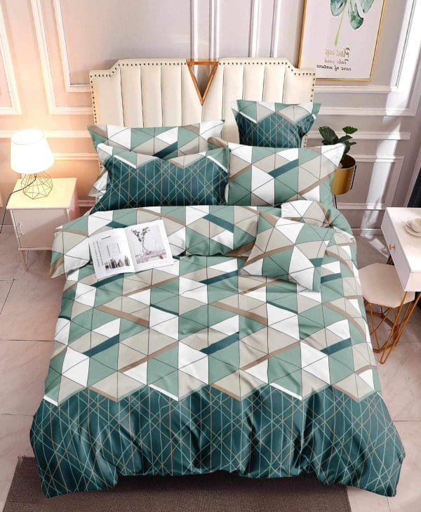 Emerald Mosaic- 100% Premium Canadian Cotton Bedsheet