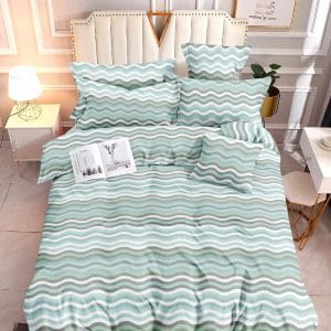 Emerald Waves- 100% Premium Canadian Cotton Bedsheet