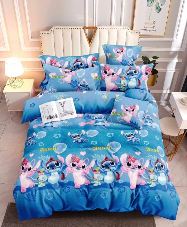 Lilo and Stitch- 100% Premium Canadian Cotton Bedsheet