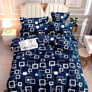 Midnight Tiles- 100% Premium Canadian Cotton Bedsheet