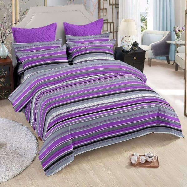 Royal Violet- 100% Premium Canadian Cotton Bedsheet