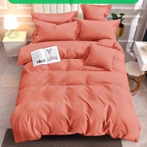 Peach- 100% Premium Canadian Cotton Bedsheet