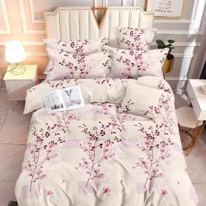 Blossom Sprigs- 100% Premium Canadian Cotton Bedsheet