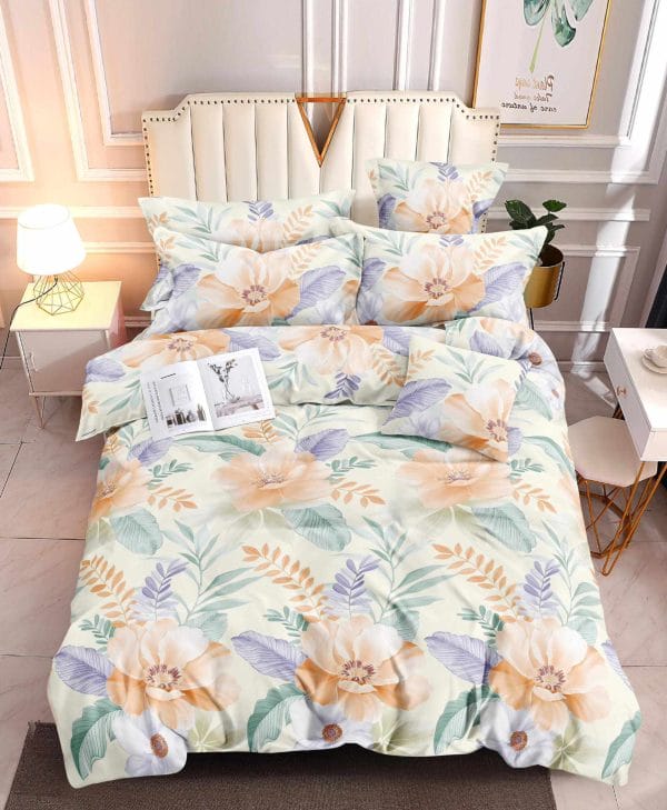 Blossom Tranquility- 100% Premium Canadian Cotton Bedsheet