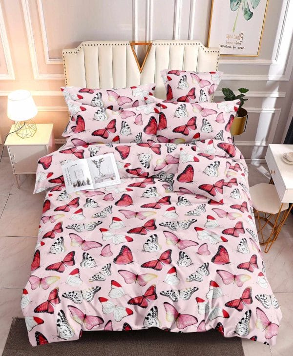 Flutter Haven- 100% Premium Canadian Cotton Bedsheet