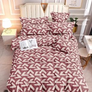 Geometric Elegance- 100% Premium Canadian Cotton Bedsheet