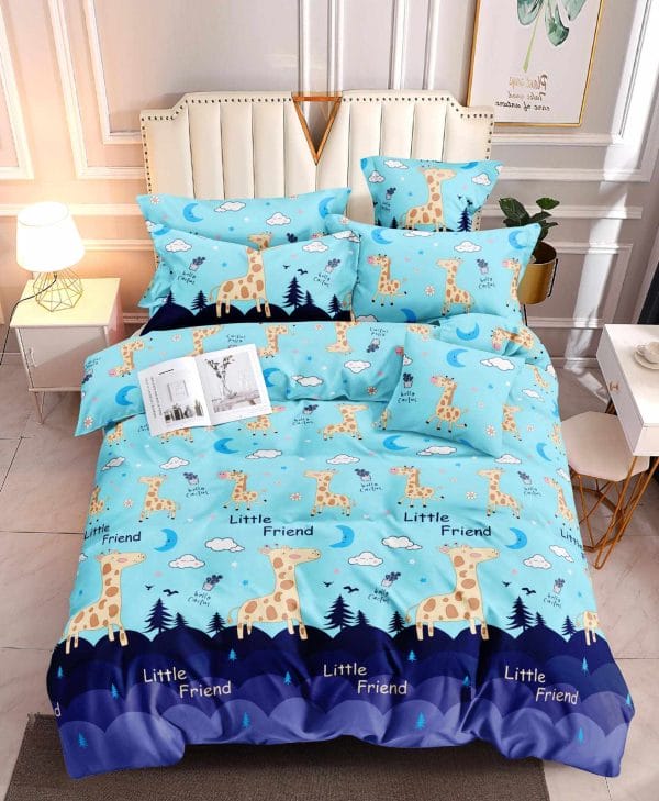 Giraffe Skies- 100% Premium Canadian Cotton Bedsheet