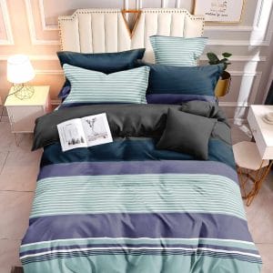 Marine Stripe- 100% Premium Canadian Cotton Bedsheet