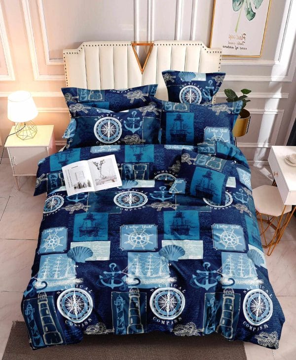 Nautical Dreams- 100% Premium Canadian Cotton Bedsheet