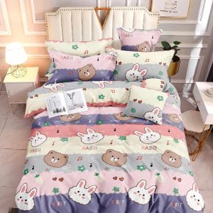 Snuggle Bunnies- 100% Premium Canadian Cotton Bedsheet