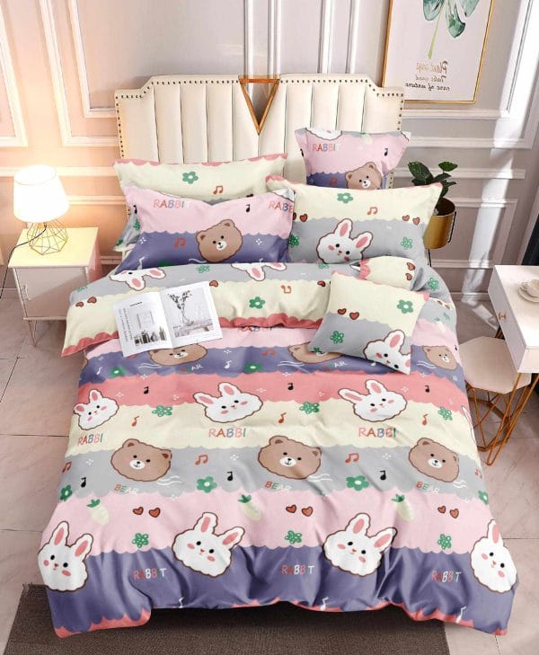 Snuggle Bunnies- 100% Premium Canadian Cotton Bedsheet