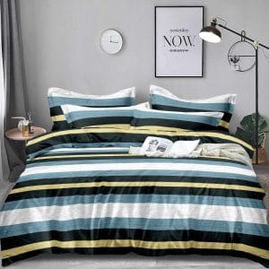 Striped Calm- 100% Premium Canadian Cotton Bedsheet