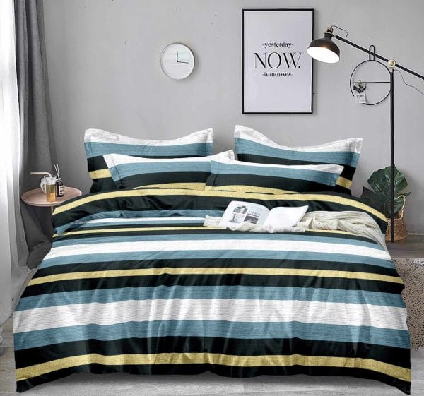 Striped Calm- 100% Premium Canadian Cotton Bedsheet