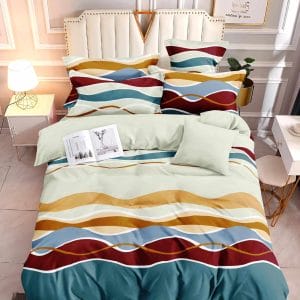 Retro Waves- 100% Premium Canadian Cotton Bedsheet