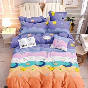 Dreamy Clouds- 100% Premium Canadian Cotton Bedsheet