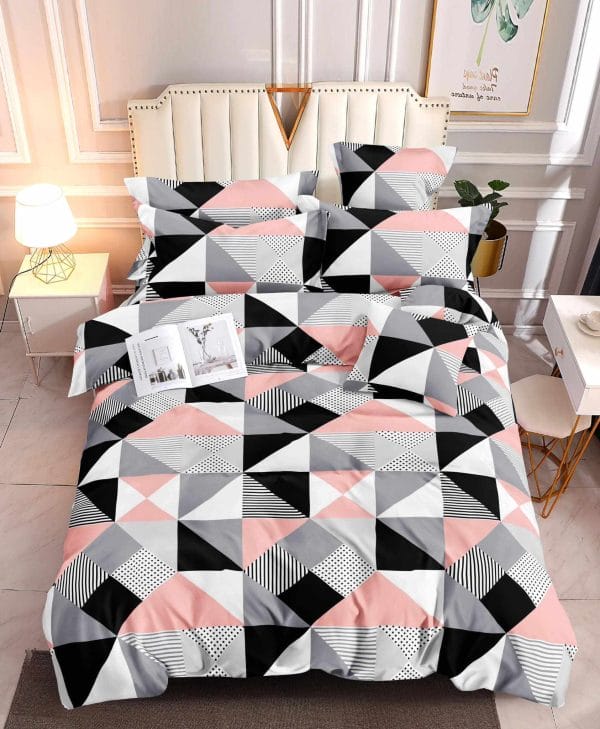 Geometric Triangle- 100% Premium Canadian Cotton Bedsheet