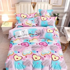 Candy Hearts- 100% Premium Canadian Cotton Bedsheet