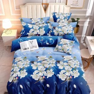 Floral Dive- 100% Premium Canadian Cotton Bedsheet