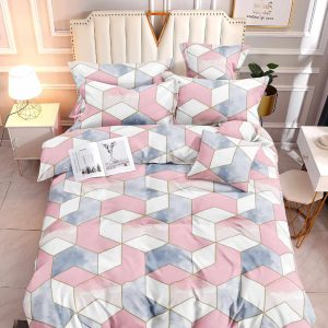 Marble Blush- 100% Premium Canadian Cotton Bedsheet