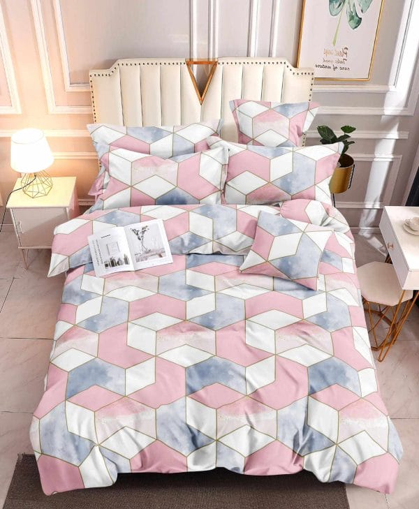 Marble Blush- 100% Premium Canadian Cotton Bedsheet