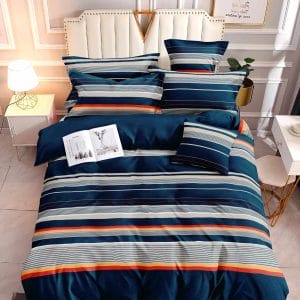 Maritime Lines- 100% Premium Canadian Cotton Bedsheet