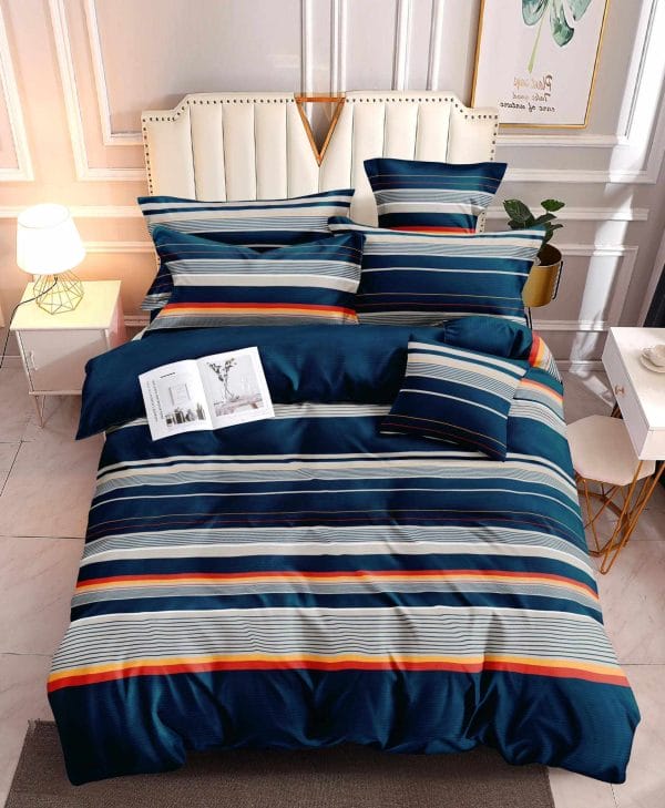 Maritime Lines- 100% Premium Canadian Cotton Bedsheet