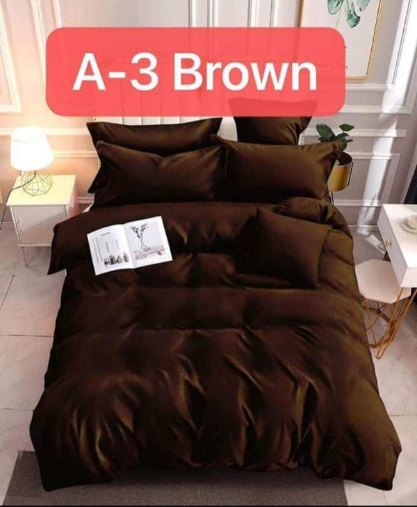 Plain Brown- 100% Premium Canadian Cotton Bedsheet