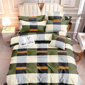 Sage Patchwork- 100% Premium Canadian Cotton Bedsheet