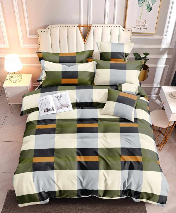 Sage Patchwork- 100% Premium Canadian Cotton Bedsheet