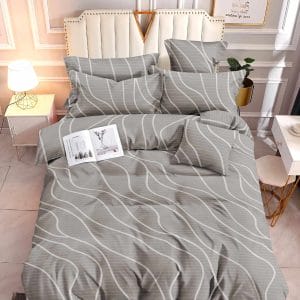 Wave Elegance- 100% Premium Canadian Cotton Bedsheet