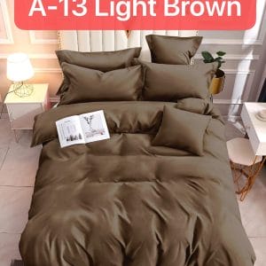 Light Brown- 100% Premium Canadian Cotton Bedsheet