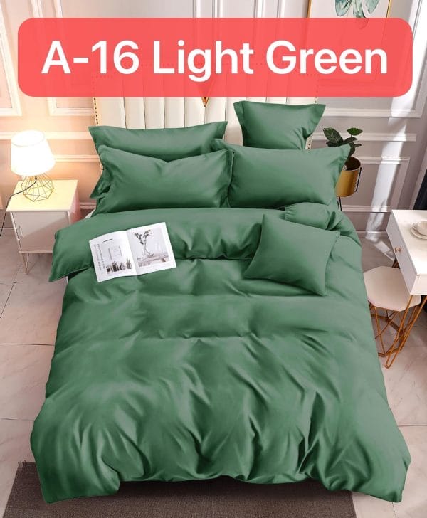 Light Green - 100% Premium Canadian Cotton Bedsheet