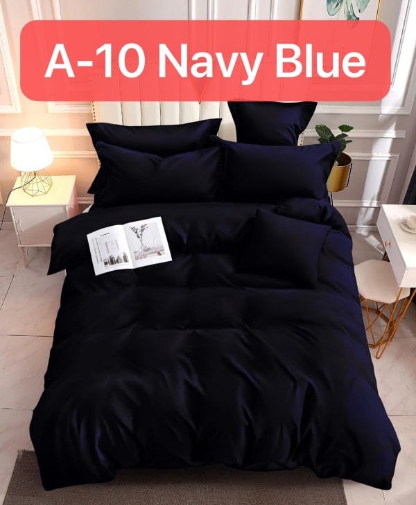 Navy Blue - 100% Premium Canadian Cotton Bedsheet